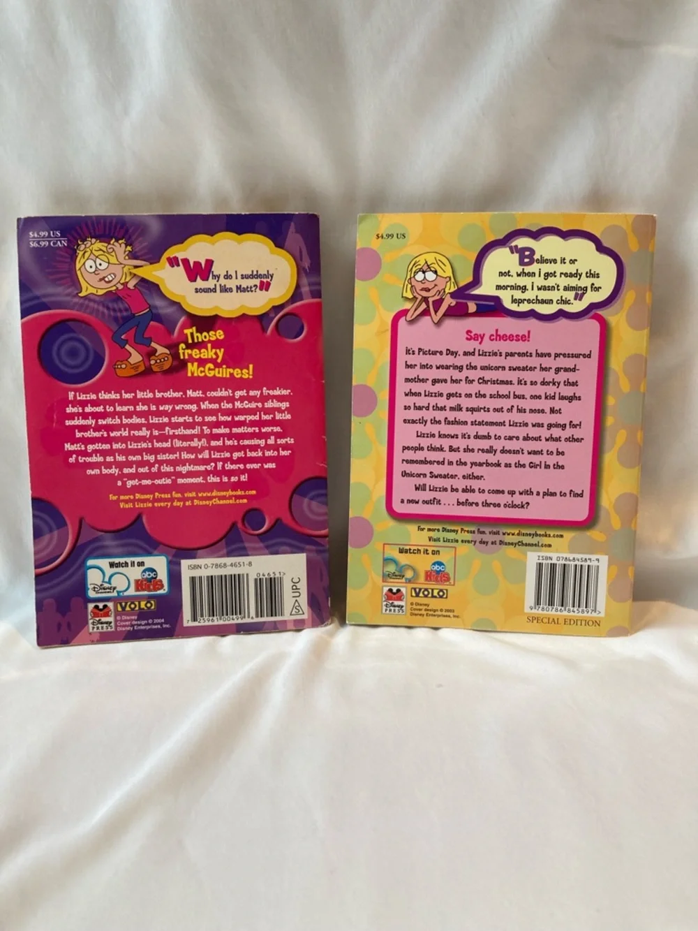 Y2K Tween Chapter Books Lizzie McGuire Mary Kate Ashley Hannah Montana Disney